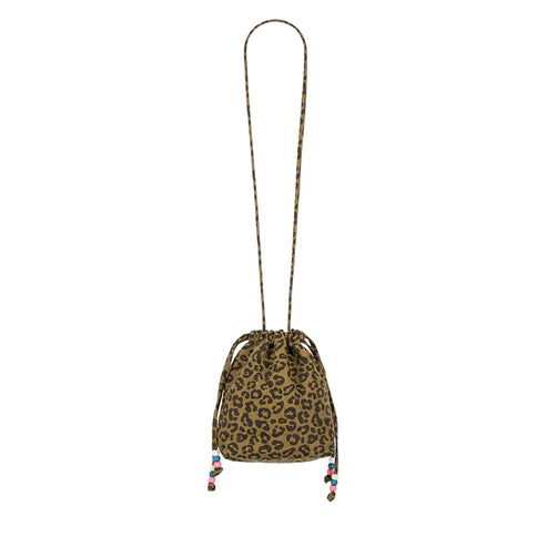 Grand sac bourse léopard