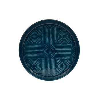 Plateau bleu canard - S