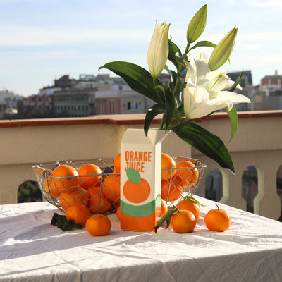 Vase jus d'orange