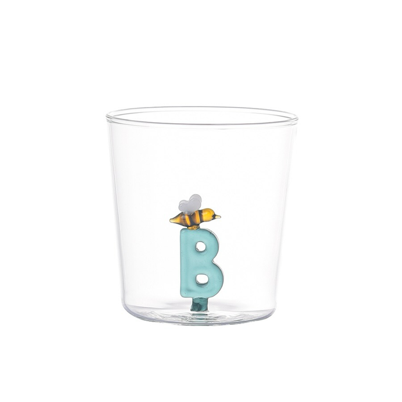 Verre lettre abeille