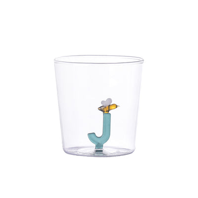 Verre lettre abeille
