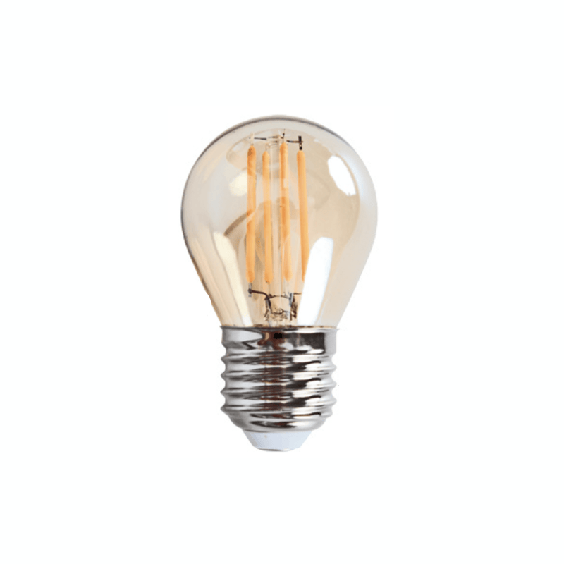 Ampoule LED ovale filament droit E27