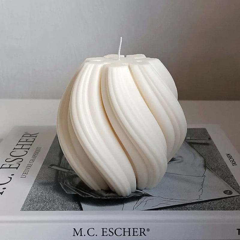 Bougie torsadées