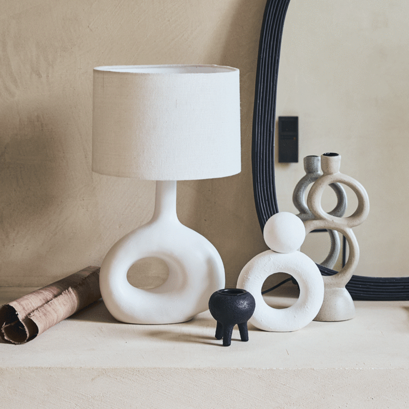 Lampe blanche design
