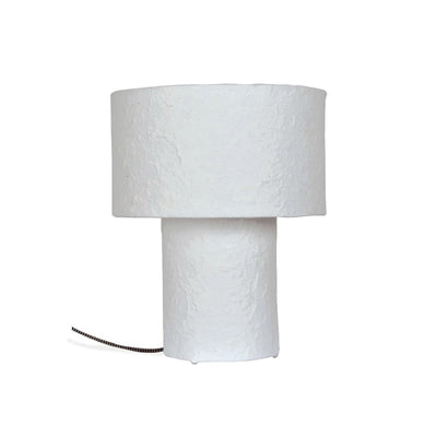 Lampe à poser en papier mâché