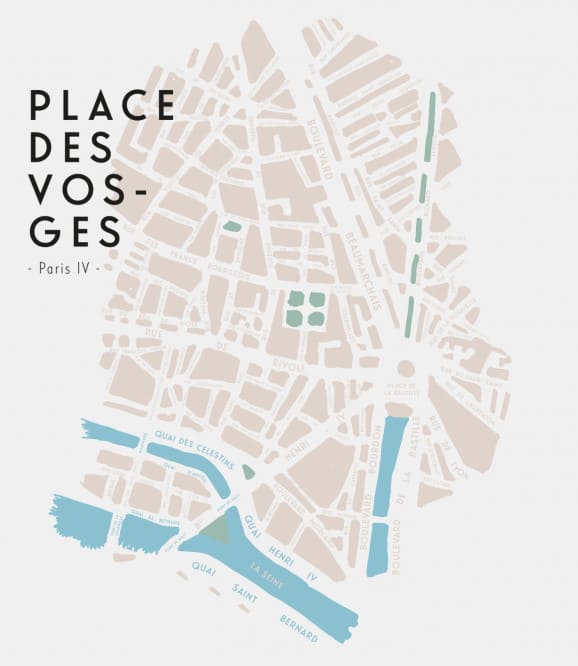 Bougie parfumée Kerzon - Place des Vosges