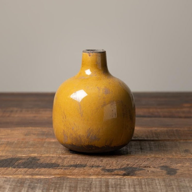 Vase céramique - Moutarde